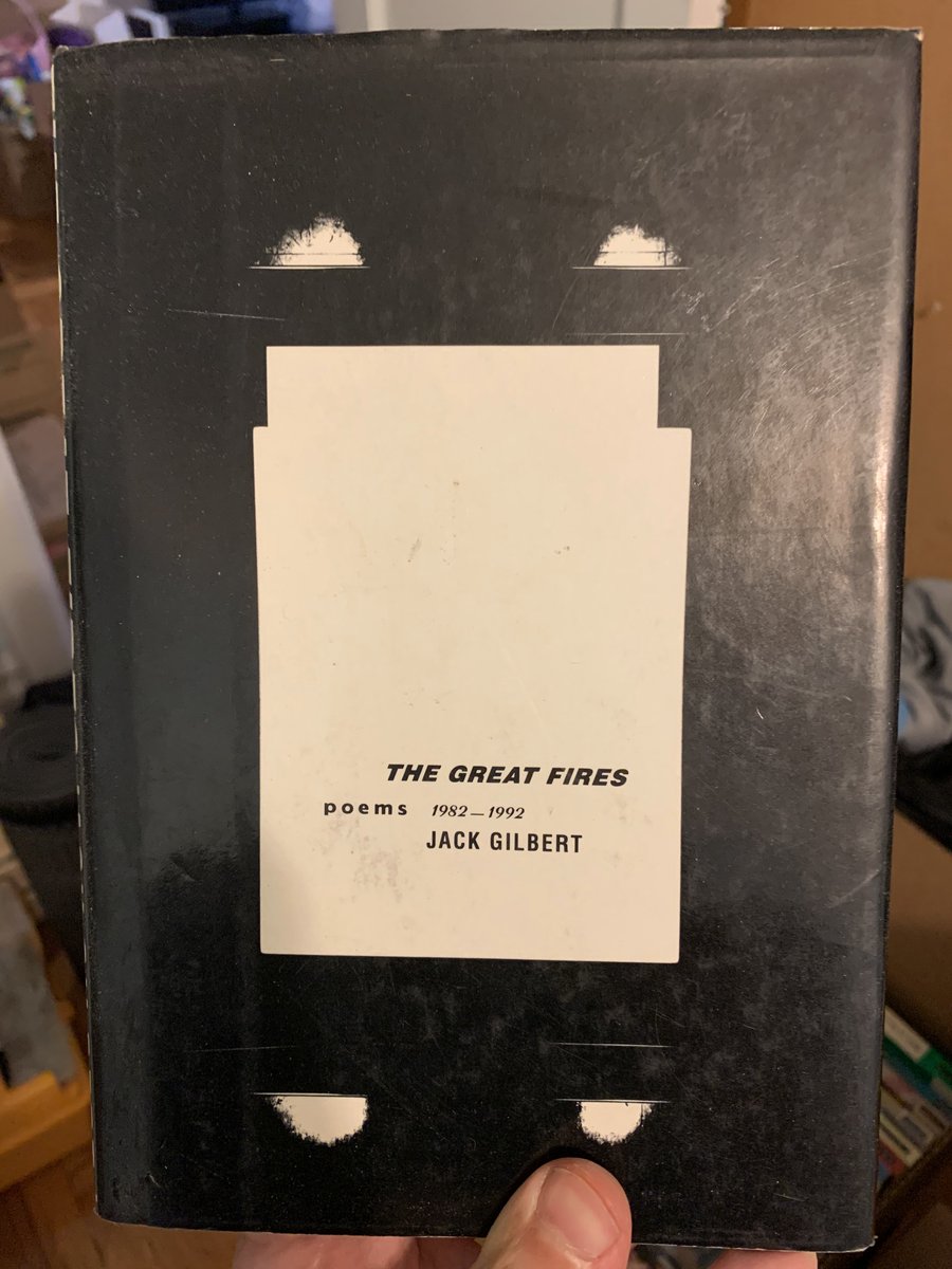 A book I always return to in times of need. I read the title poem at a friend& #39;s wedding--one of my biggest "Welp, I guess we& #39;re adults now" moments.