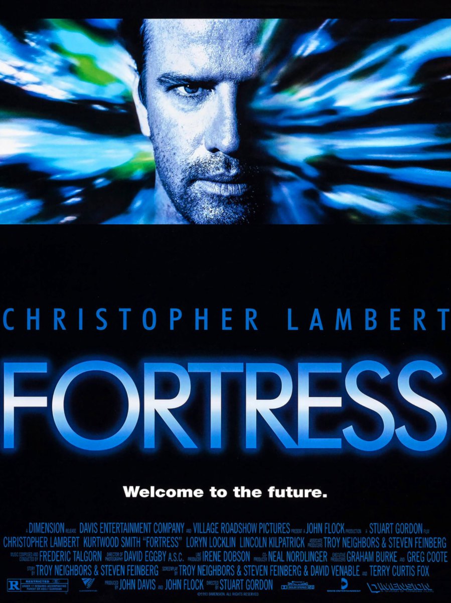 DoyleofDarkness's tweet photo. “A Prison of the Future. A High-Tech Hell. Built to Hold Anything...Except an Innocent Man.”
#Taglines #Fortress #StuartGordon #SciFi #Action #Movies #CultClassic #ChristopherLambert #JeffreyCombs #KurtwoodSmith #VernonWells #CliftonCollinsJr #TomTowles #LorynLocklin https://t.co/3dy4E2SCwO