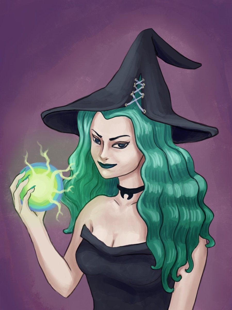 MargaritaGadrat's tweet photo. Goth witchie with some poisoned orb.
#gothgirl #witch #witchie #magic #infinitepainter https://t.co/AQzMYdQFc8