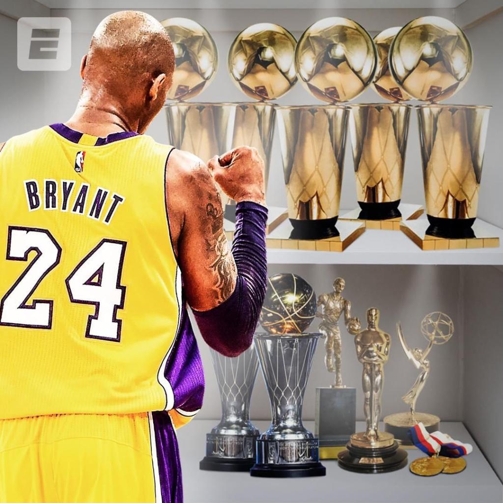 NBA on ESPN on X: A trophy case fit for a legend 🏆🥇🐍   / X