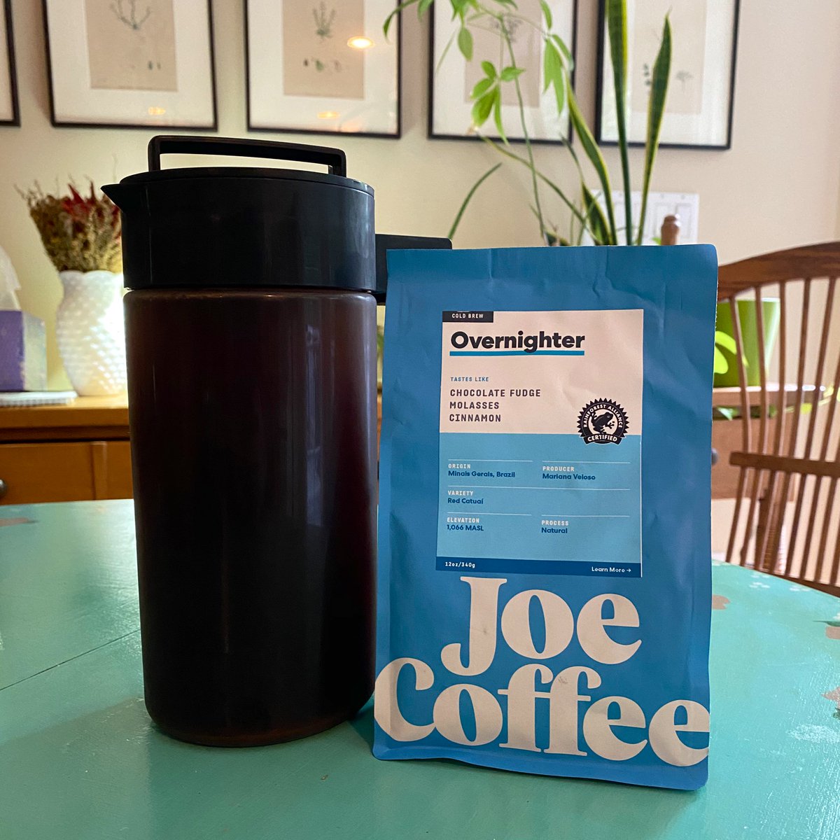 Joe Coffee OvernighterMy ride or die cold brew. Years ago at the beginning of my first NYC stint, before the cold brew craze took off, I’d walk 5 blocks crosstown in the blistering heat just to get a glass of this from Joe. It’s just as good brewed here at home.