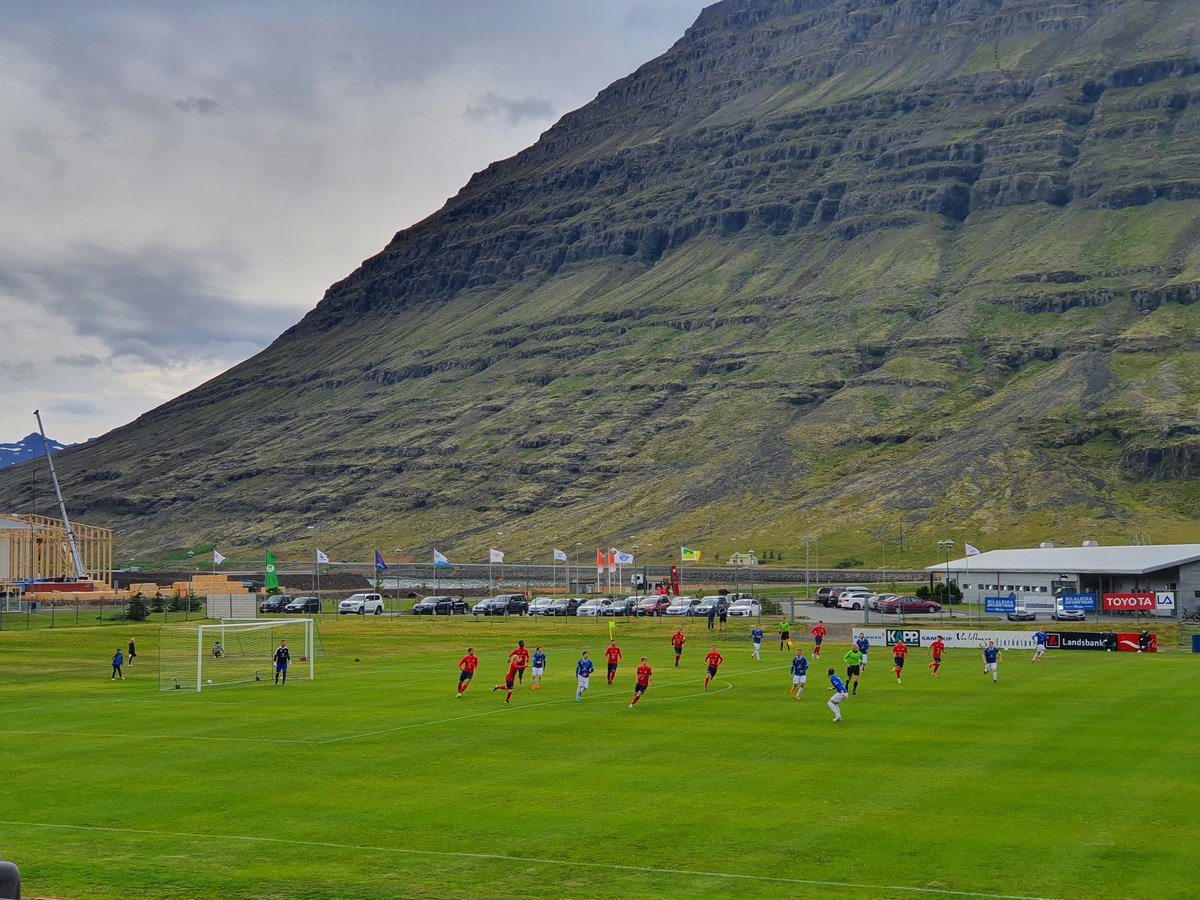 R&D on Tour (@rdontour1) on Twitter photo Fjarðabyggð - Haukar at the idyllic Eskjuvöllur (2. deild karla/level 3)
We managed to see one last game this time in Iceland. Far in the east there's this pearl of a ground. Have to post more than 4 pictures, too many angles! 😊
#groundhopping #Iceland #football <a href="/BackdropFC/">BackdropFC</a> Fjarðabyggð - Haukar at the idyllic Eskjuvöllur (2. deild karla/level 3)
We managed to see one last game this time in Iceland. Far in the east there's this pearl of a ground. Have to post more than 4 pictures, too many angles! 😊
#groundhopping #Iceland #football <a href="/BackdropFC/">BackdropFC</a>