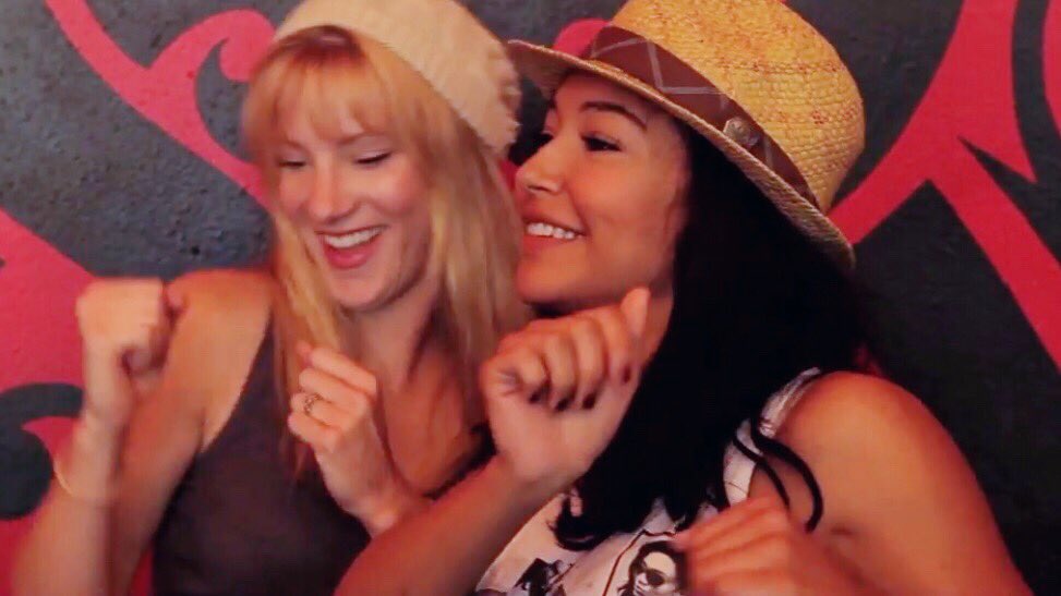 Girlfriends #NayaRivera and #HeatherMorris aka #Heya