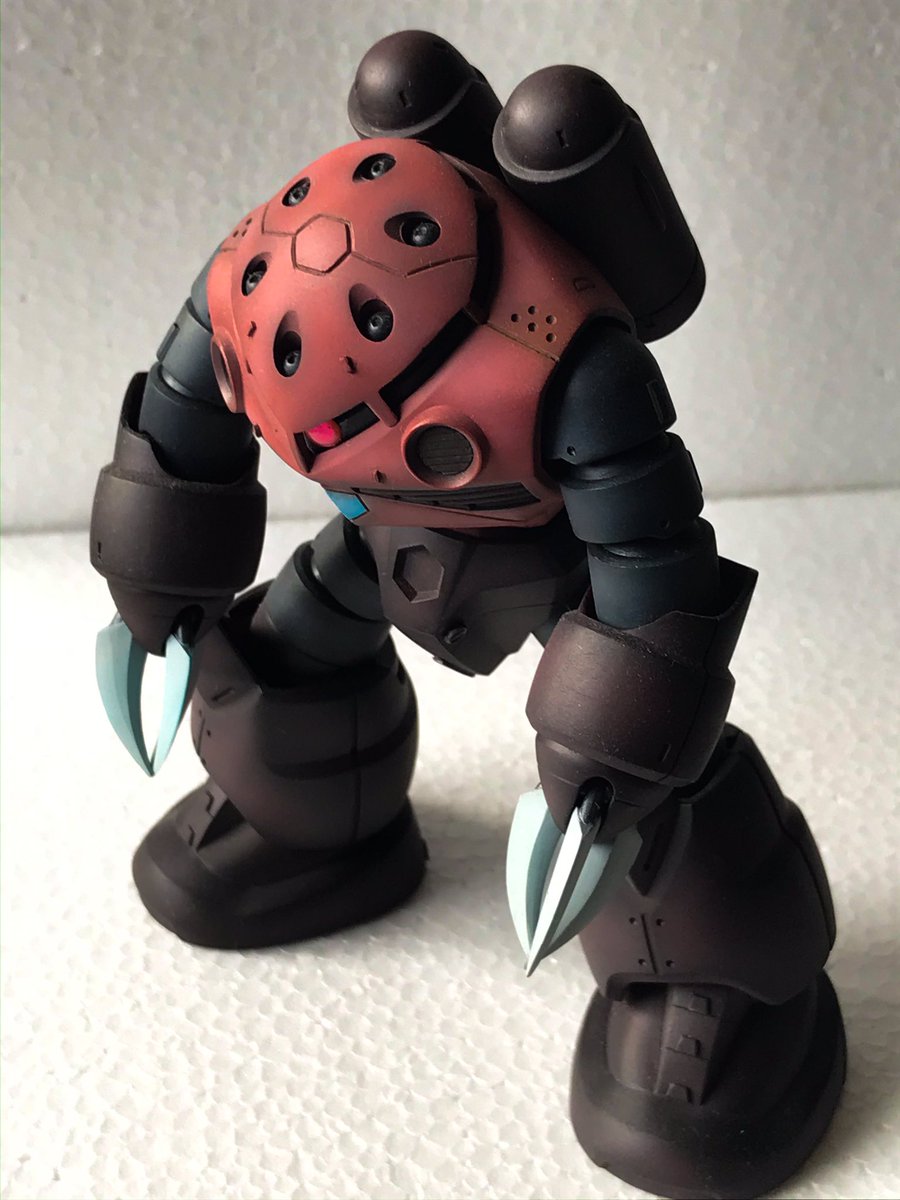 キノマ ツガルハンドメイ堂 در توییتر ズゴックコンテスト Hg シャア専用ズゴックで参加させていただきます プラ板でディテール追加 スジ彫って追加で楽しみました