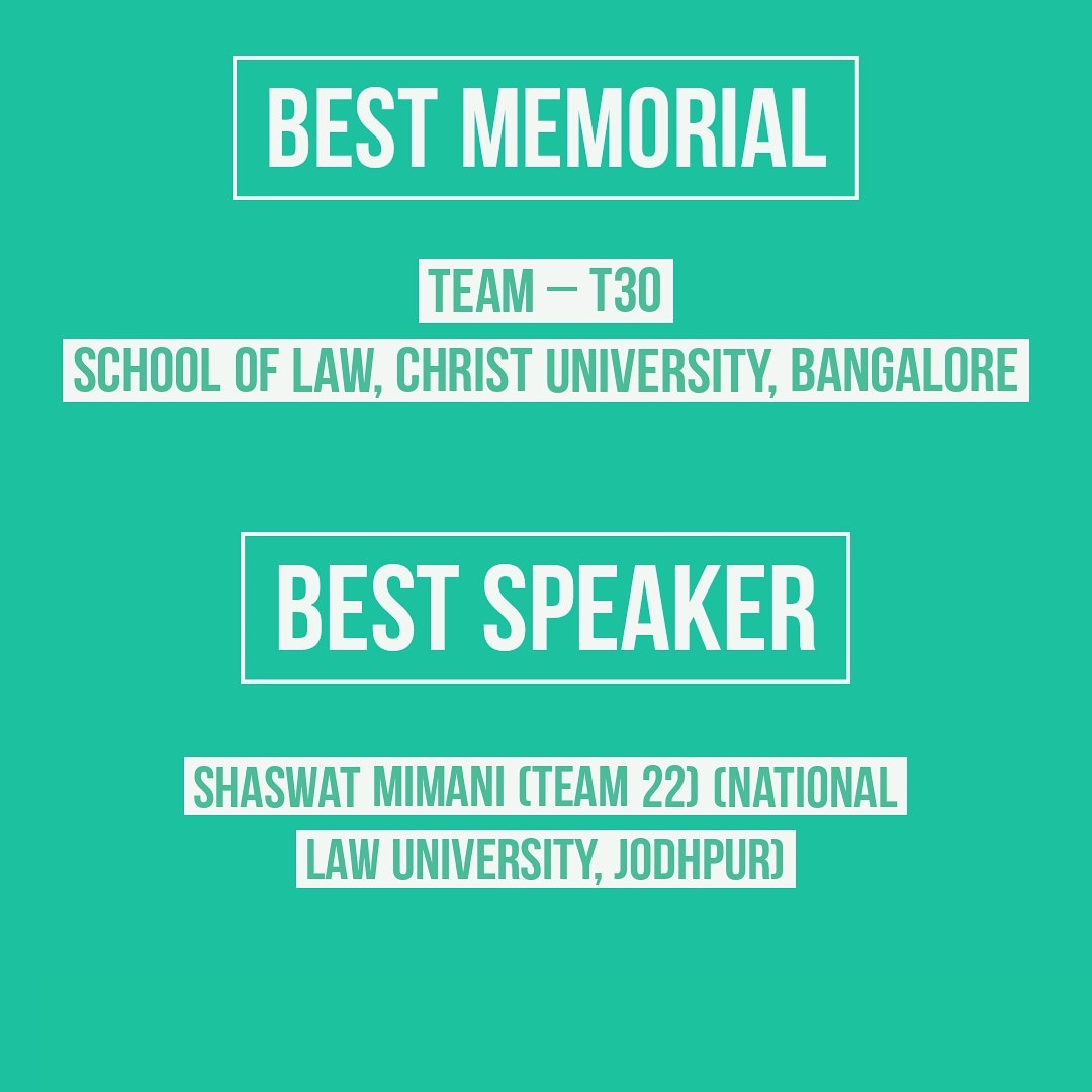 IMCC_2020's tweet photo. Introducing to you the Winners of 2nd International Moot Court Competition, 2020⚖🏆

#HootforMoot #imcc #moot https://t.co/52nU4KklrP