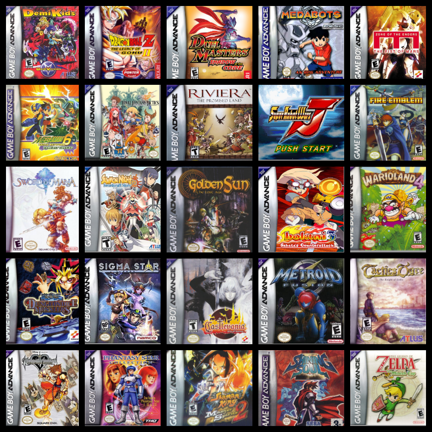 10) Top 25 Game Boy Advance games