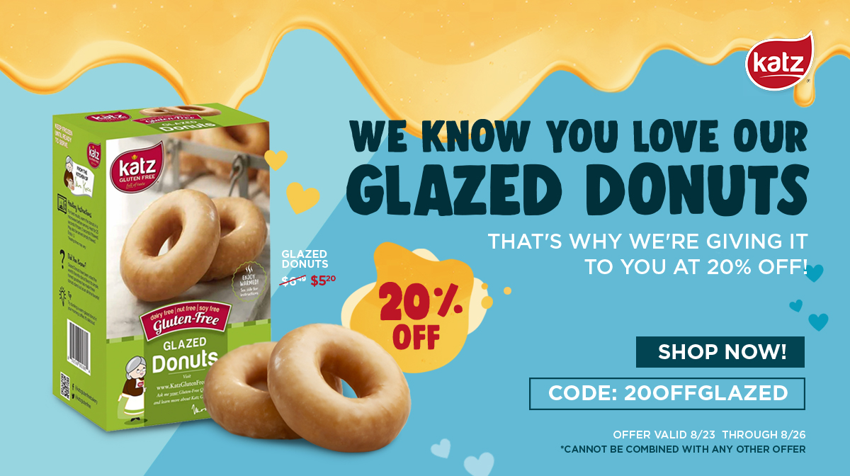 katzglutenfree's tweet photo. There is nothing quite like a glazed donut with coffee for breakfast!
🍩20% Off Our Glazed Donuts
☕ Use Coupon Code: 20OFFGLAZED
🥛 Sale Expires 8/26/20
https://t.co/0rfW0ylrSU
#GlutenFree #katzglutenfree #glazeddonuts #gfdonuts #gfbreakfast #bestgfdonuts #bestglutenfreedonuts https://t.co/ZlN9wq1XhS