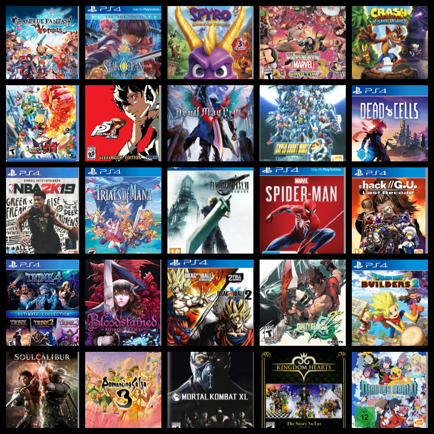 15) Top 25 PS4 games