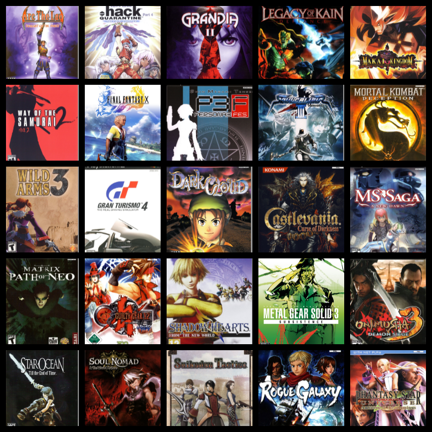 13) Top 25 PS2 games