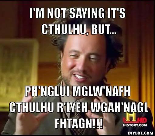 BrianMSammons's tweet image. Always bet on #Cthulhu