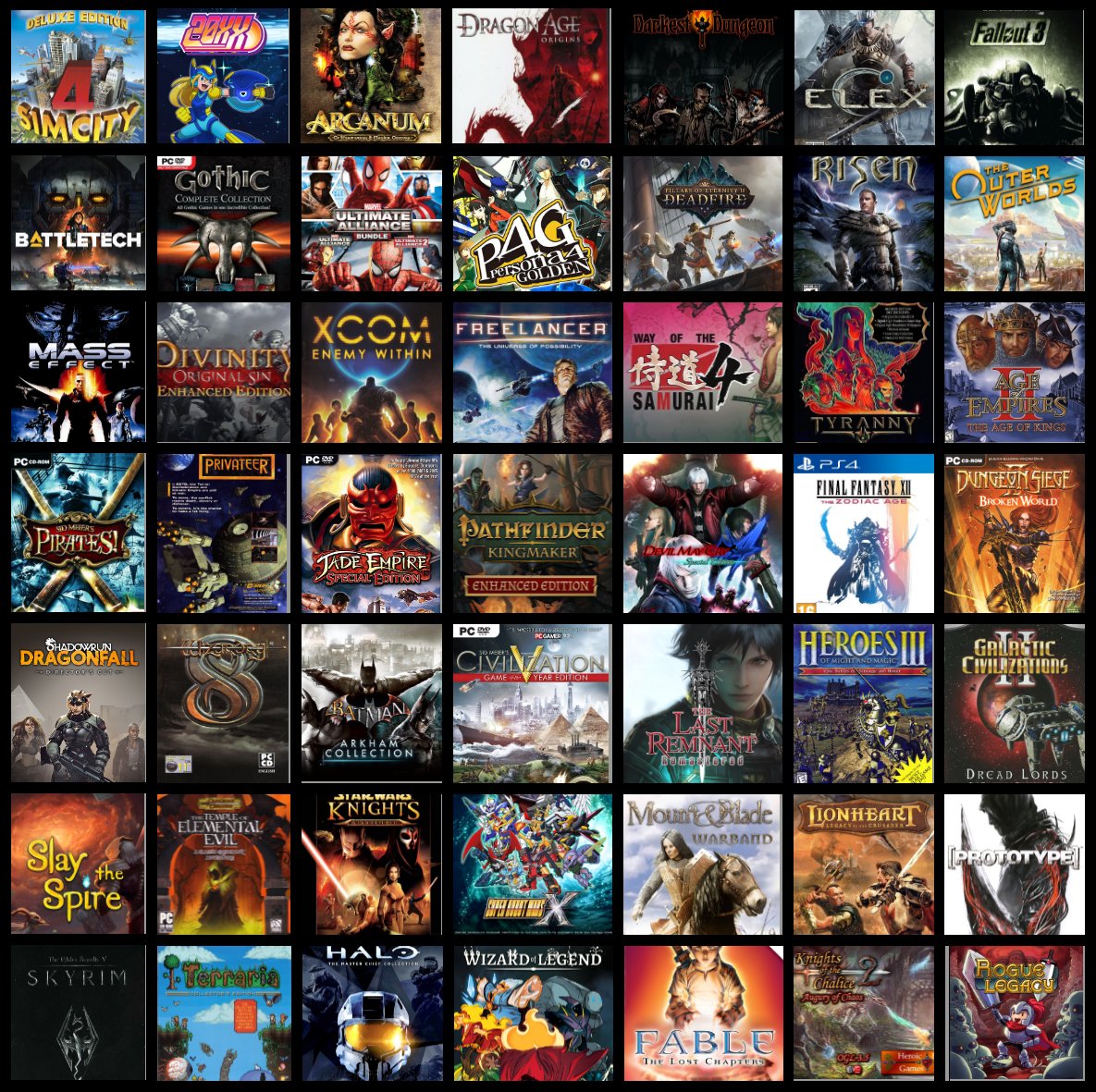 16) Top 49 PC games(disclaimer: ok, used a PS4 image of XII there, but i chose to put it here due to mods allowing you to use custom made boards or create your own sets.)