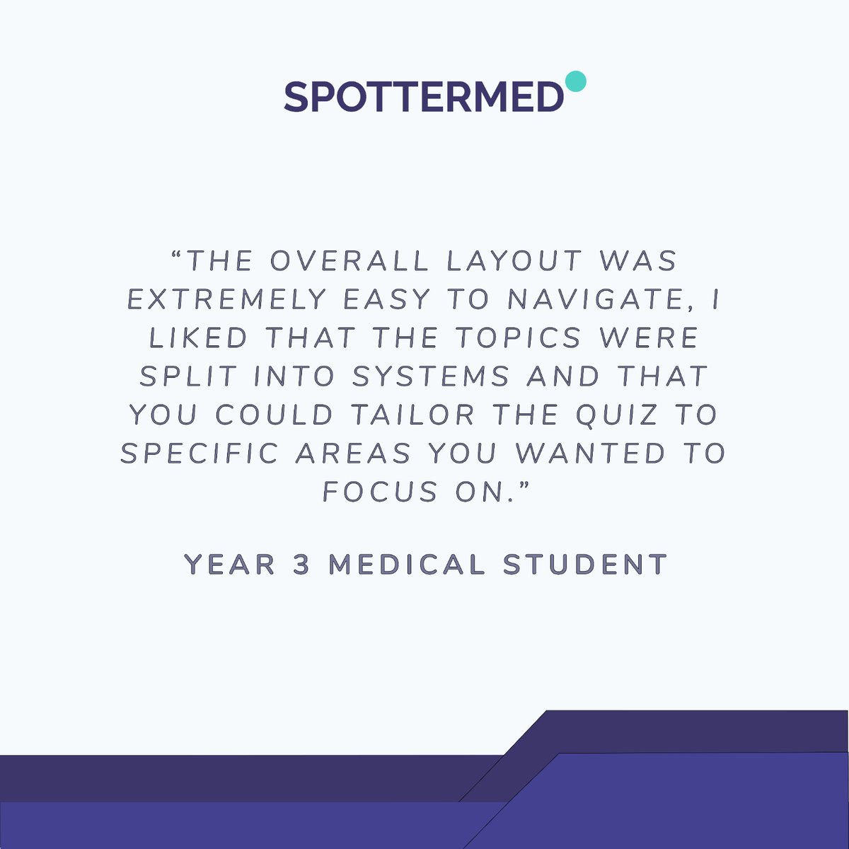 Want another reason to join #SpotterMed ? Check out our wonderful testimonials! 🥰🤓 #MedicalSchool #MedStudent #MedEd #MedTwtitter #Medics #Revision