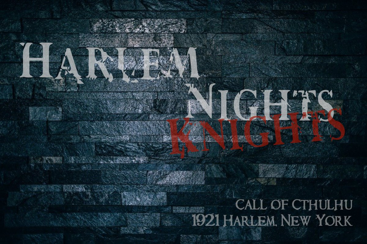 秒針 Coc7版pl募集 シナリオ Harlem K Nights Harlem Unbound 1st Edition掲載 日程 9月以降の土日祝ですり合わせ 2日間 方式 とふテキセ 人数 3 4名 Ffのffくらいまで 1921年のニューヨーク ハーレム地区が舞台のシナリオです T Co