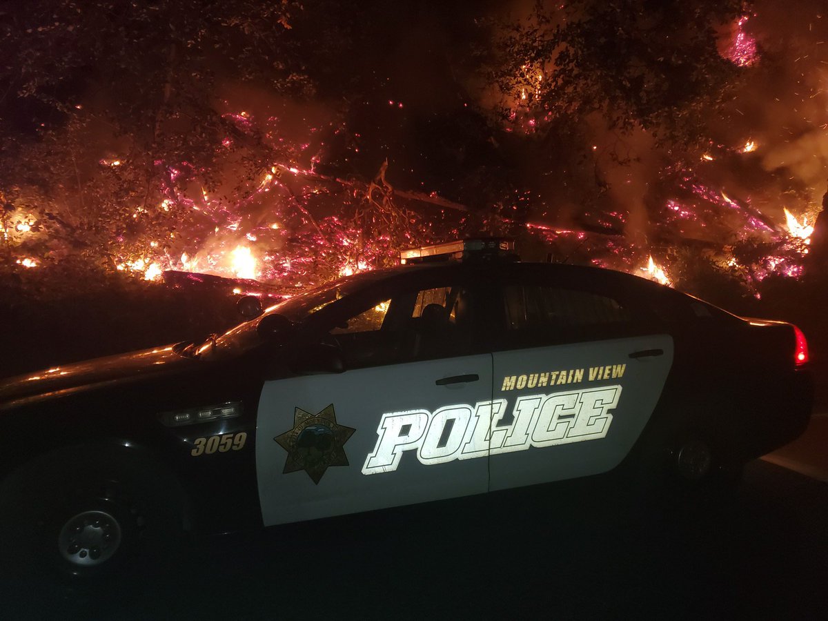 Unreal.

We‘ve deployed officers to help with evacuations, road closures and more as fire crews bravely battle the #CZULightningComplexFire.

Our hearts are with all those impacted by these horrific fires, and we stand ready to continue to support your communities however we can.