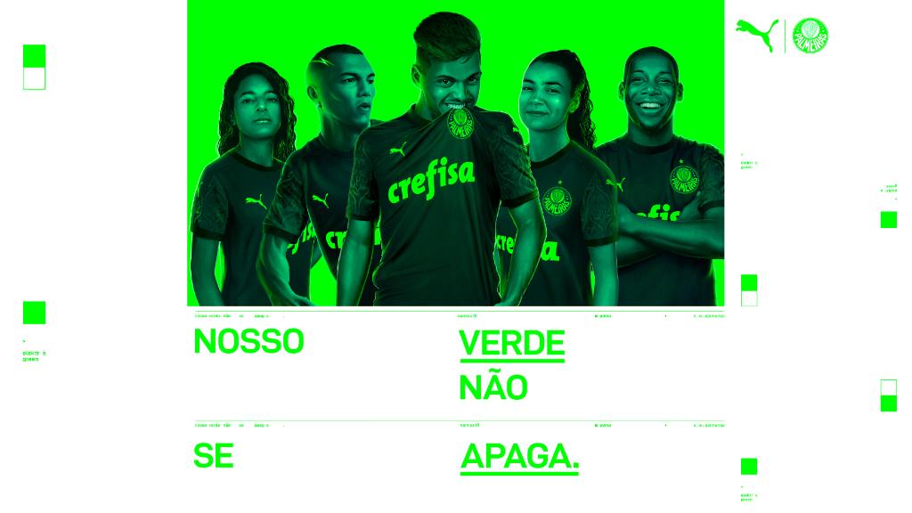 novo uniforme do palmeiras puma