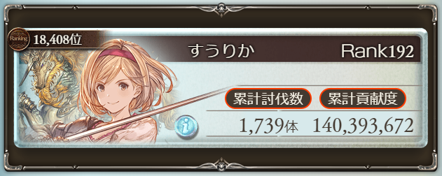 O Xrhsths すうりか Sto Twitter 古戦場予選おつかれさまでした お肉7 000個残してフィニッシュ インターバルはのんびりやって1万個目指したい 最終目標は個人貢献度10億 グラブル