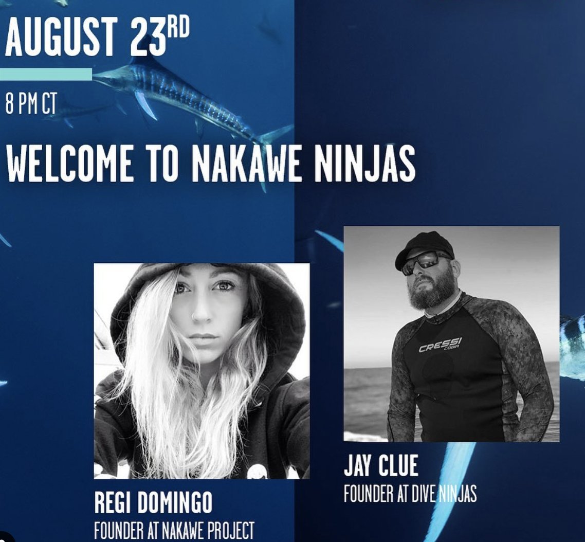 NakaweProject's tweet photo. Marlin Week from #NakaweNinjas starts today!
Join us together with jayclue & @RegiDomingo on our welcome talk !
Follow the link on our Instagram stories or Facebook
#SaveTheMarlin #Marlin #Conservation #Ecotourism
#diveninjas @NakaweProject #nakawexperiences https://t.co/BVaj4j2bO4