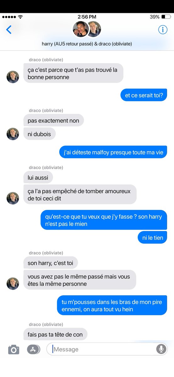 fourth – draco (obliviate) & harry (AU5)