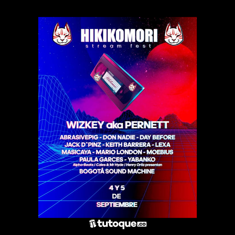tuToqueco's tweet photo. ¡El cartel esta listo! ¿Cual es tu Dj favorito? prepárate este 4 y 5 de septiembre para el mejor #Festival de #Música #Electrónica: #Hikikomori #Stream #Fest.

#tuToque #Djs #artistas #Conciertovirtual #ConciertosEnLinea #Eventos #EDM #House #Streaming https://t.co/UPIwXeZ37A