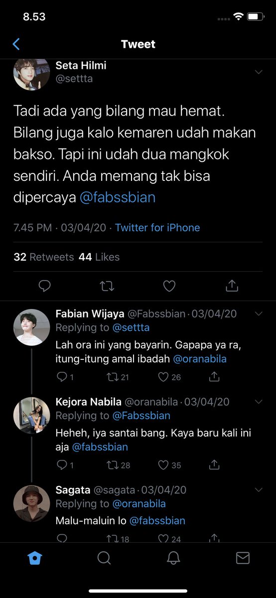 “Kaya baru kali ini aja”