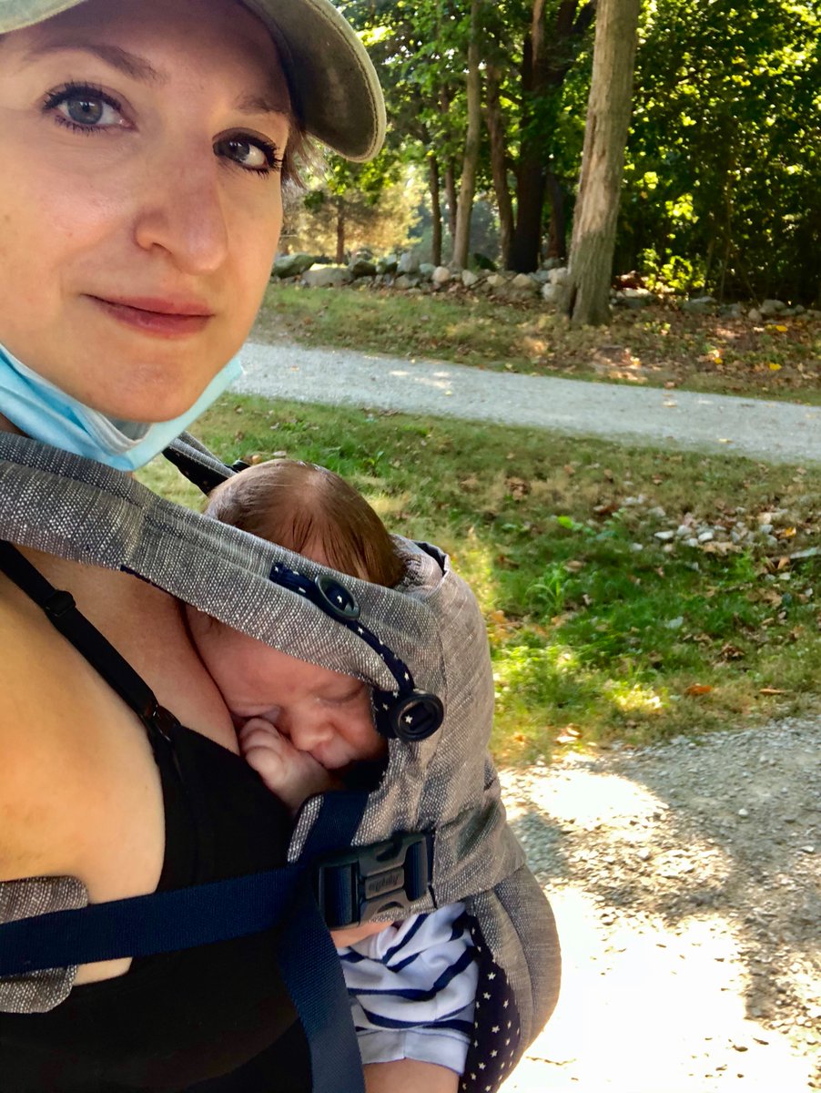 ok last one for the weekend. 👶🏽 ari was a champ in the carrier for an amazing 3 mile hike at #WorldsEnd in @HinghamMA, only about 35 minutes from #Boston 

#virtualrecruitment #ERAS2021 #match2021 @BWHRadEdu @futureradres #futureradres