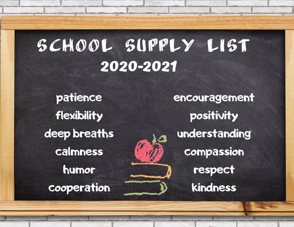 The school year will be different, so should the supply list. <a href="/NSE_Dalers/">NSE_Dalers</a>
