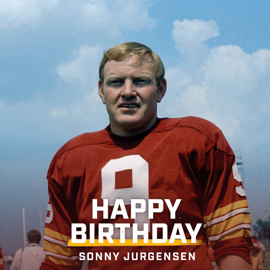 Happy Birthday to Sonny Jurgensen  