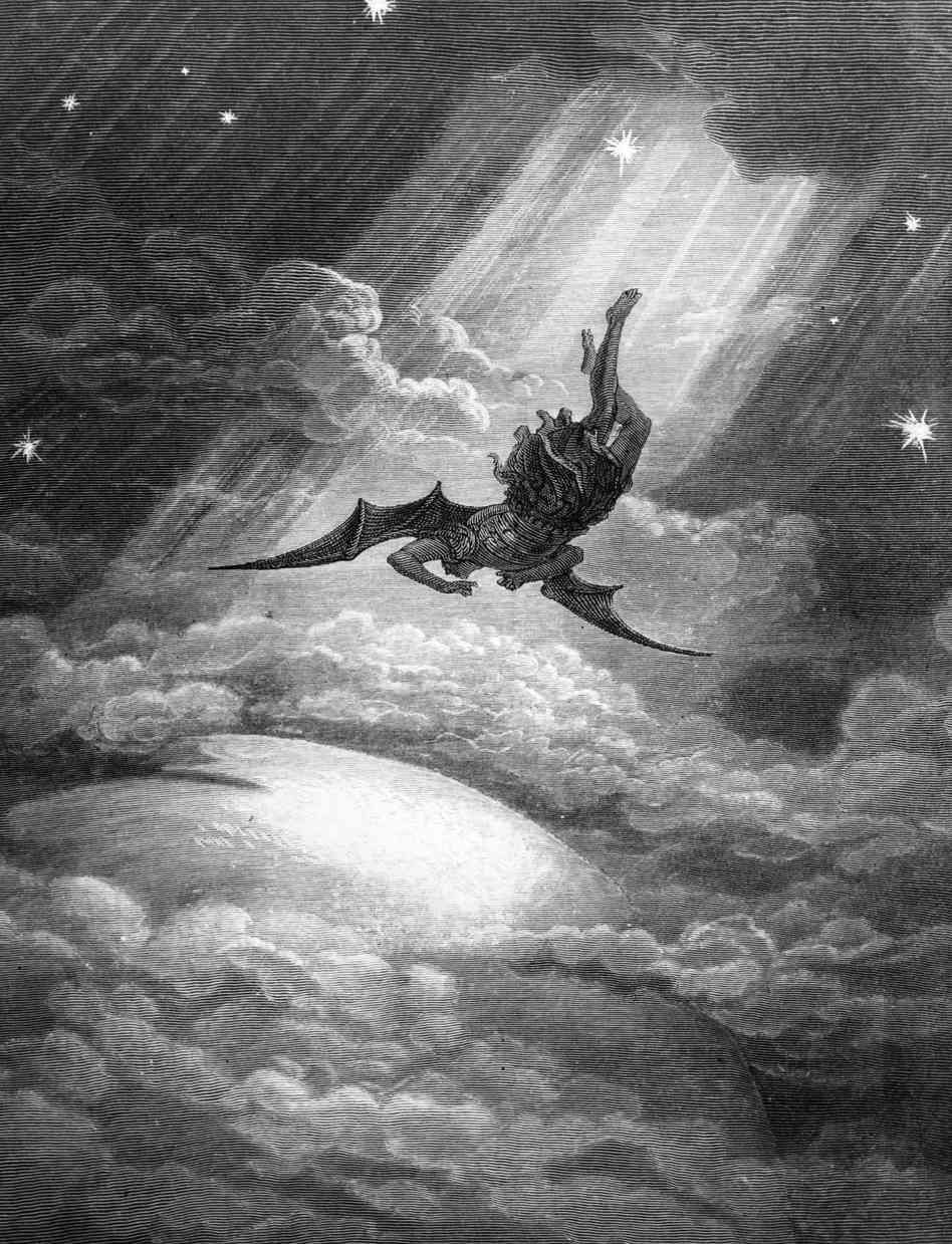 絶叫 ギュスターヴ ドレの絵画 失楽園の挿絵 サタン ルシファー Gustave Dore Engraving From Milton S Paradise Lost Satan S Fall T Co 5mpn5kqfkq Twitter