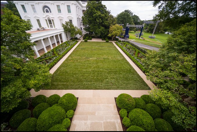 Yes, these photos are courtesy of  @dougmillsnyt. Look at the new pavers.