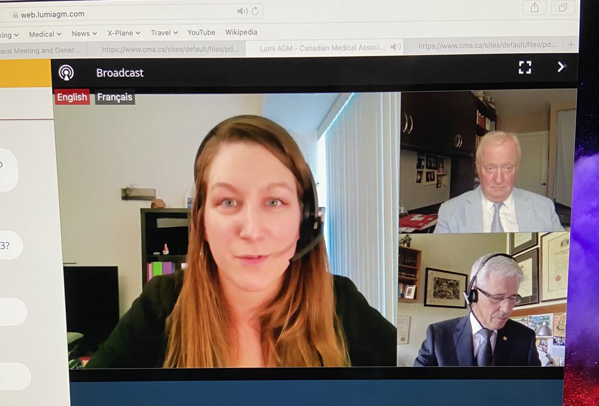 Q&amp;A period #CMAagm with <a href="/bechardmel/">Melanie Bechard</a>. <a href="/DocSandyB/">Sandy Buchman</a> answers my Q on improving diversity in leadership w/ CMA policy policybase.cma.ca/en/permalink/p… 
Policy is a start but process change also necessary to specifically address  current overrepresentation of white physicians and men physicians.
