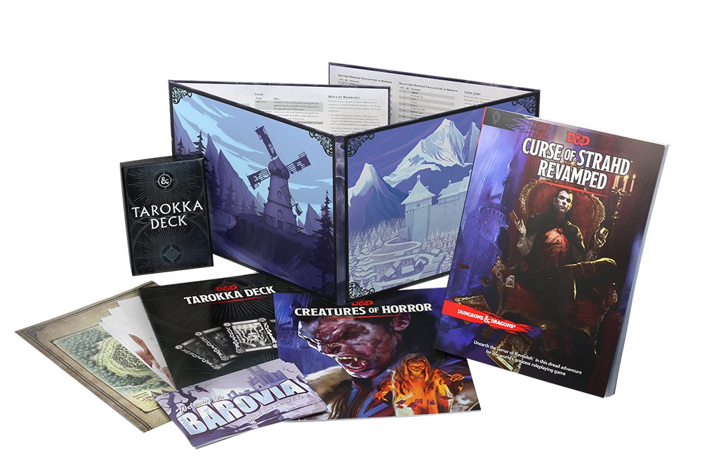 D&amp;D Giveaway - Curse of Strahd: Revamped

If I have 11,111 followers by 10/20/20, I’ll send one (un)lucky person a copy of this. 

😈

To enter:

Like,
Retweet,
Follow
&amp; Comment 

I’m particularly excited about this one because I get to spread my love of D&amp;D &amp; horror!