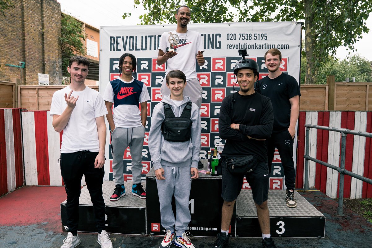 The #OFFTHESTREETS Wheelie Podium 
1st Kizzy 
2nd RJ 
3rd Jake100 

#onelifecycle