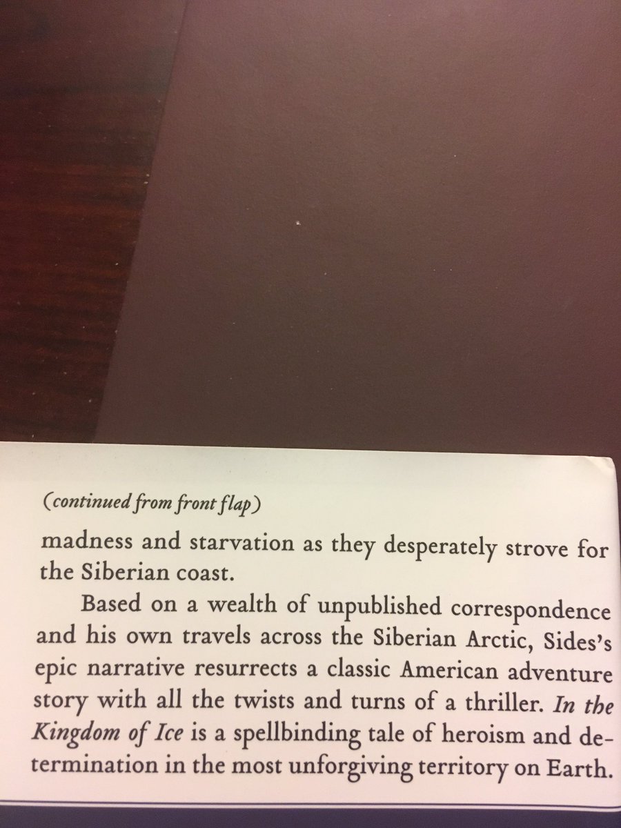 Suggestion for August 23 ... In the Kingdom of Ice: The Grand and Terrible Polar Voyage of the USS Jeannette (2014) by Hampton Sides.
