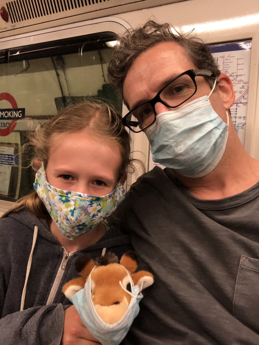First time back on the tube for a while #tfl #tube #masks