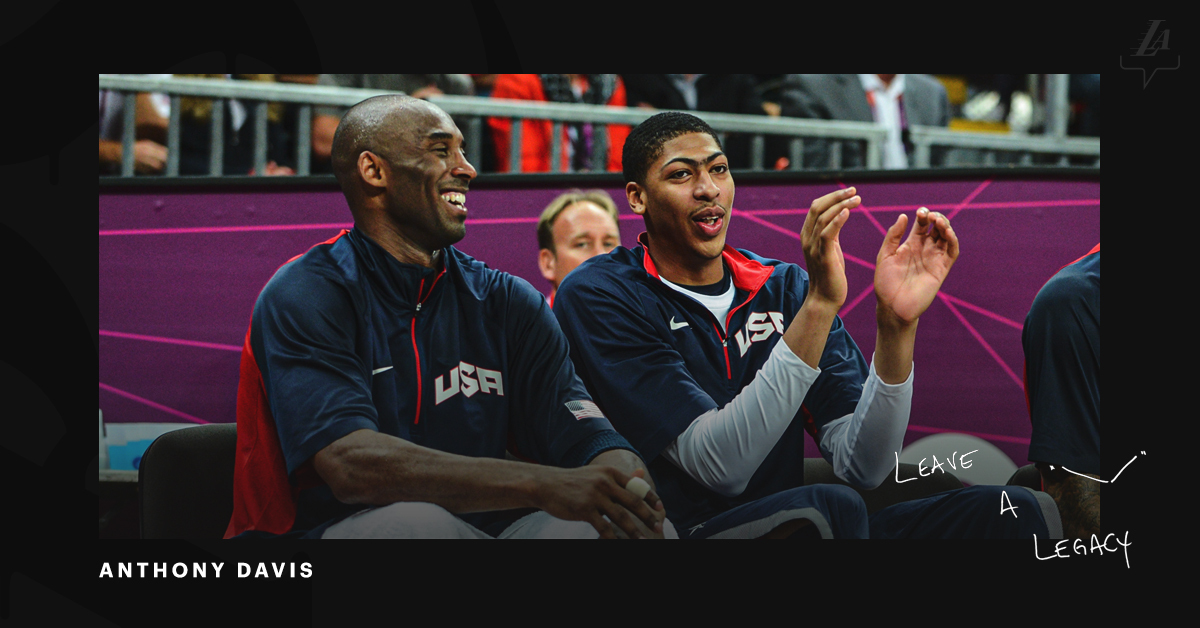 "You were the first guy to put me under your wing and show me the ins and outs of the league.” -  @AntDavis23