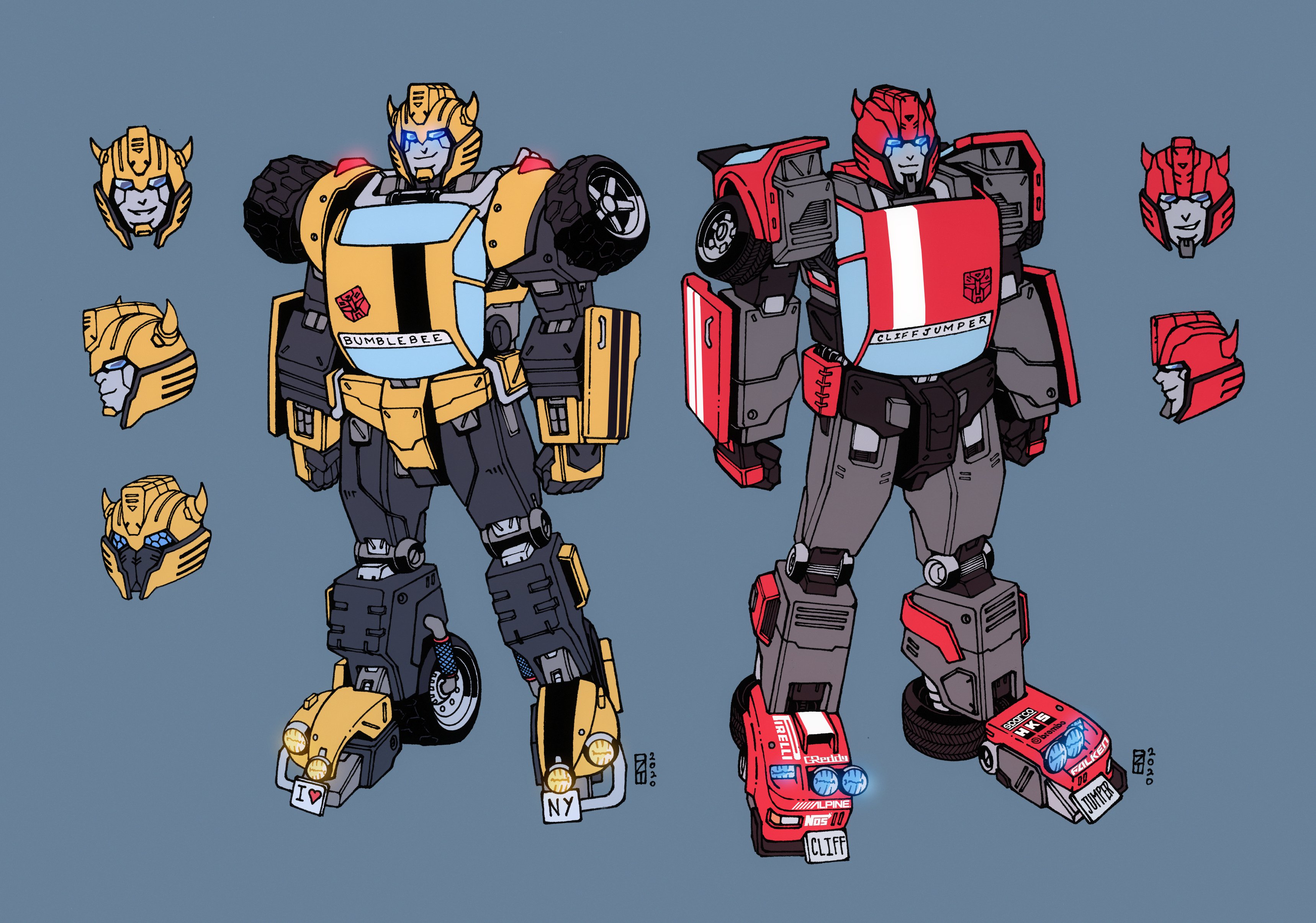 L Ξ X ( COMMISSIONS OPEN! ) on X: Putting the 'auto' in Autobot. some  quick colors on my Bumblebee and Cliffjumper redesigns.  https://t.co/j4kqvOY8VK / X