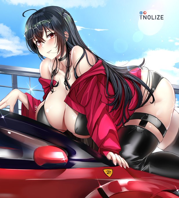 Her breast alone can damage the car windshield and break it into pieces combined with her weight. Totally huge boner :^)
彼女の胸だけで車のフロントガラスが傷つき体重と相まって粉々に砕けてしまいます。完全に巨大な勃起。:^)

#Taihou #AzurLane #アズールレーン #大鳳 