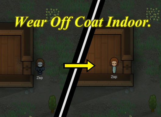 Rimworld Mod A Twitter 1 2 Wear Off Coat Indoor 屋内で上着を脱がせるmod Facial Stuffの屋内で上着を脱ぐ機能を独立させて入植者別に設定出来る様にした感じ Alien T Co Ylwyn1iyoa リムワールド Mod Rimworld T Co Yiw70hrzbn