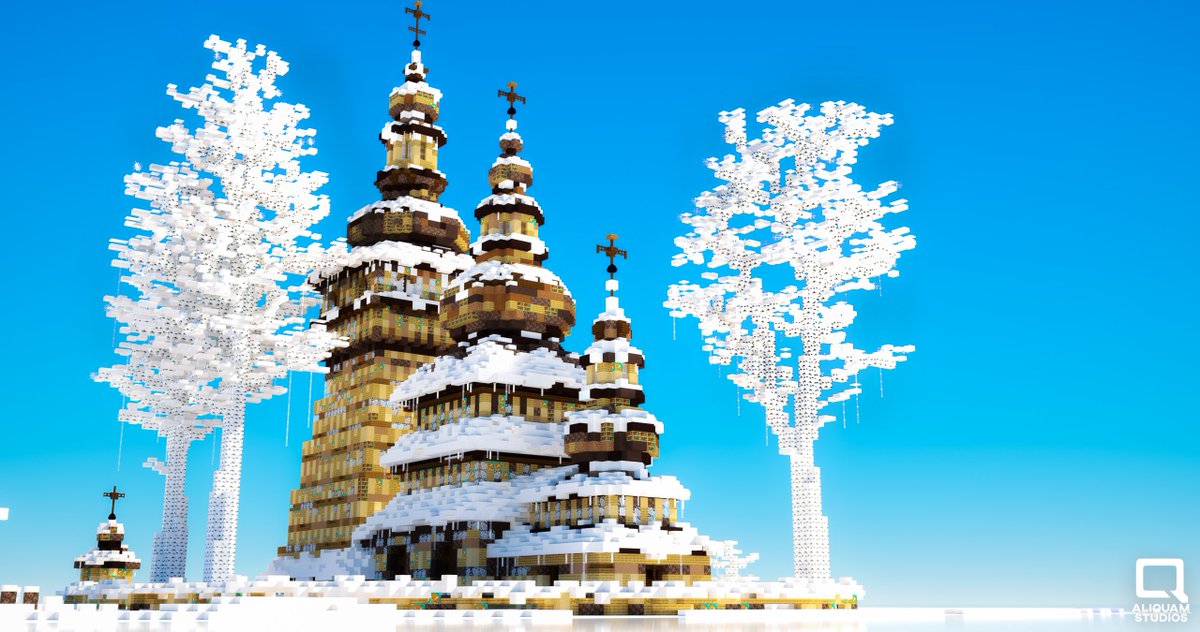 AliquamStudios's tweet image. St. Paraskevi Church in Kwiatoń (Poland-reproduced in Minecraft)
Render by 
@_TerrorQ
 
#Art #PolishHeritageMinecraft #Minecraft #Poland #AliquamCreative