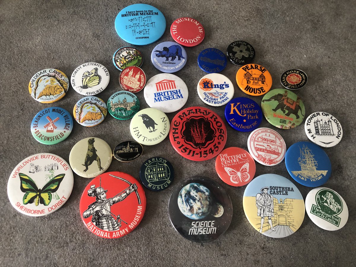 An absolutely first-class selection of souvenirs from visitor attractions in the south-east and occasionally the south-west if we were on holiday