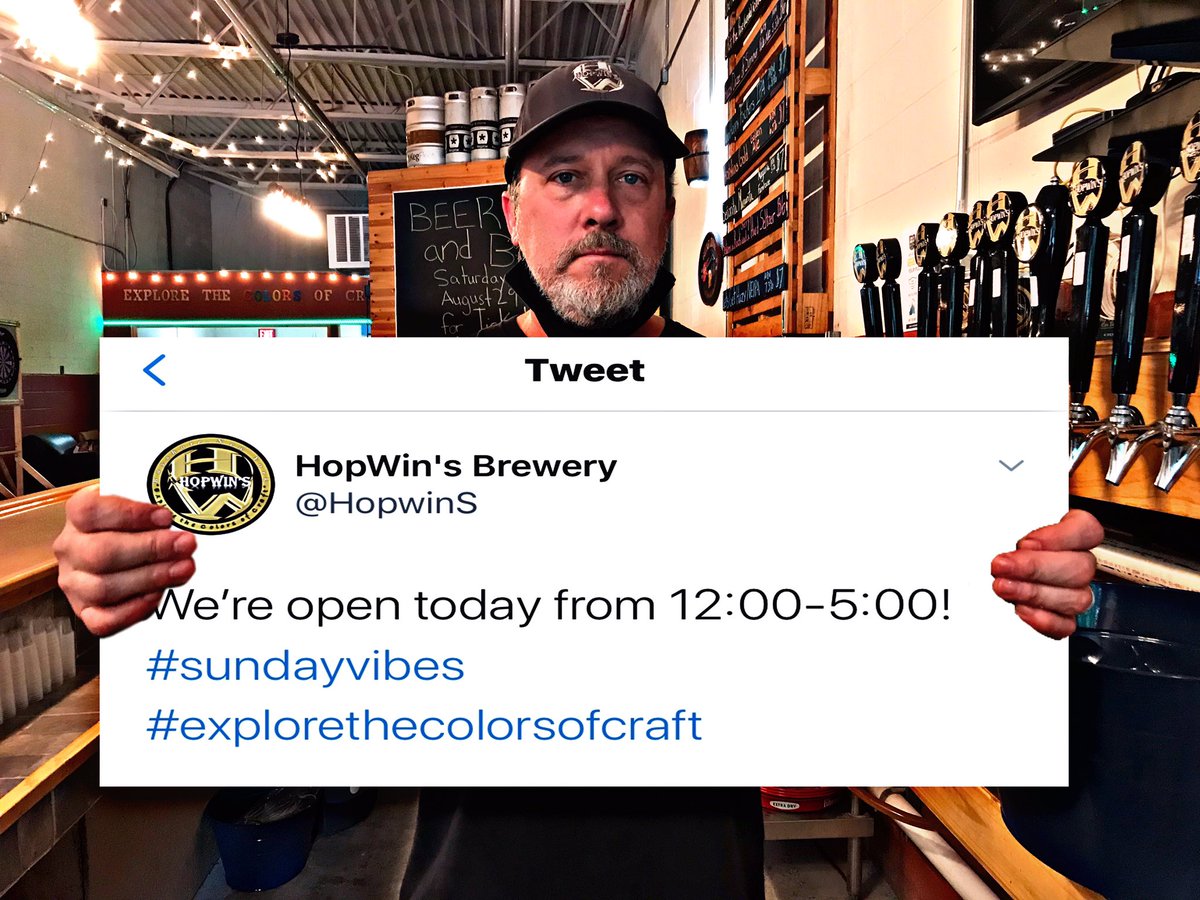 HopwinS's tweet photo. #open  #Sundayvibes  #sundayfunday  #tweet  #twitter   #craftbeer  #brewery  #beerstagram  #beerlovers  #drinkcraft  #explorethecolorsofcraft https://t.co/UVmvagYDY2
