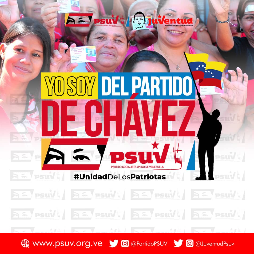 LuisCastro10D's tweet photo. #23Ago 🇻🇪

Hoy más que nunca le decimos al mundo: 

#UnidadDeLosPatriotas 

@PSUVTachira 
@FreddyBernal 
@PSUVcapacho https://t.co/SFRv6gKPij