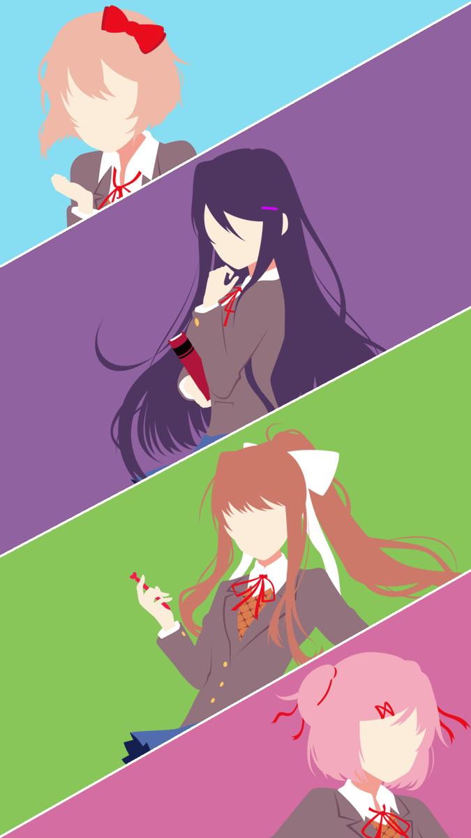 Immola7eHD's tweet photo. My wallpaper/lock screen is sooo cute. DOKI DOKI MOTHERFUCKERS 😁😁 https://t.co/4fySRSJl9M