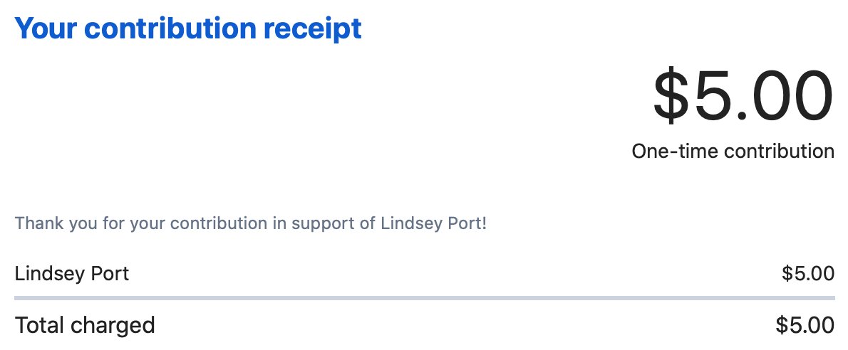 Here is proof of my $5 donation to  @Lindsey_Port.Please consider chipping in, even if it's just $1.Small dollar amounts in State Legislative races can go a long way!Donate -  https://secure.actblue.com/donate/lpmn  #DemCastMN  #5DollarsFor50Days