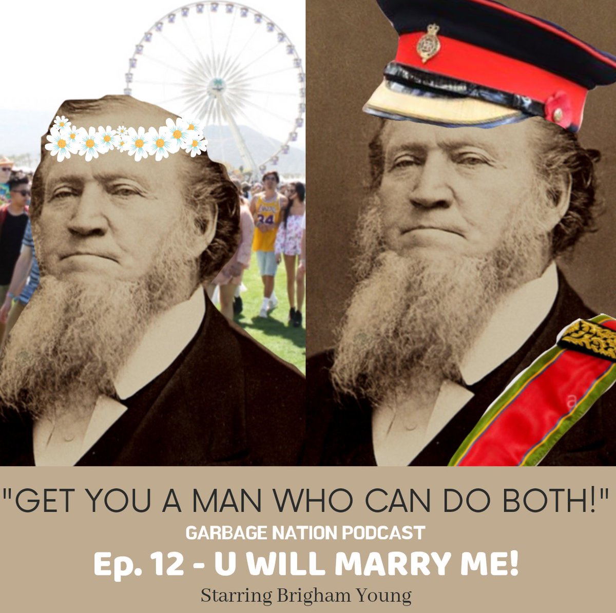 Listen to our Brigham Young episode, U WILL MARRY ME on Apple Podcasts, Google Podcasts, Stitcher, and Spotify! #exmo #exmormon #brighamyoung #exmomemes #exmormonmemes #mormonstories #bringemyoung #utah