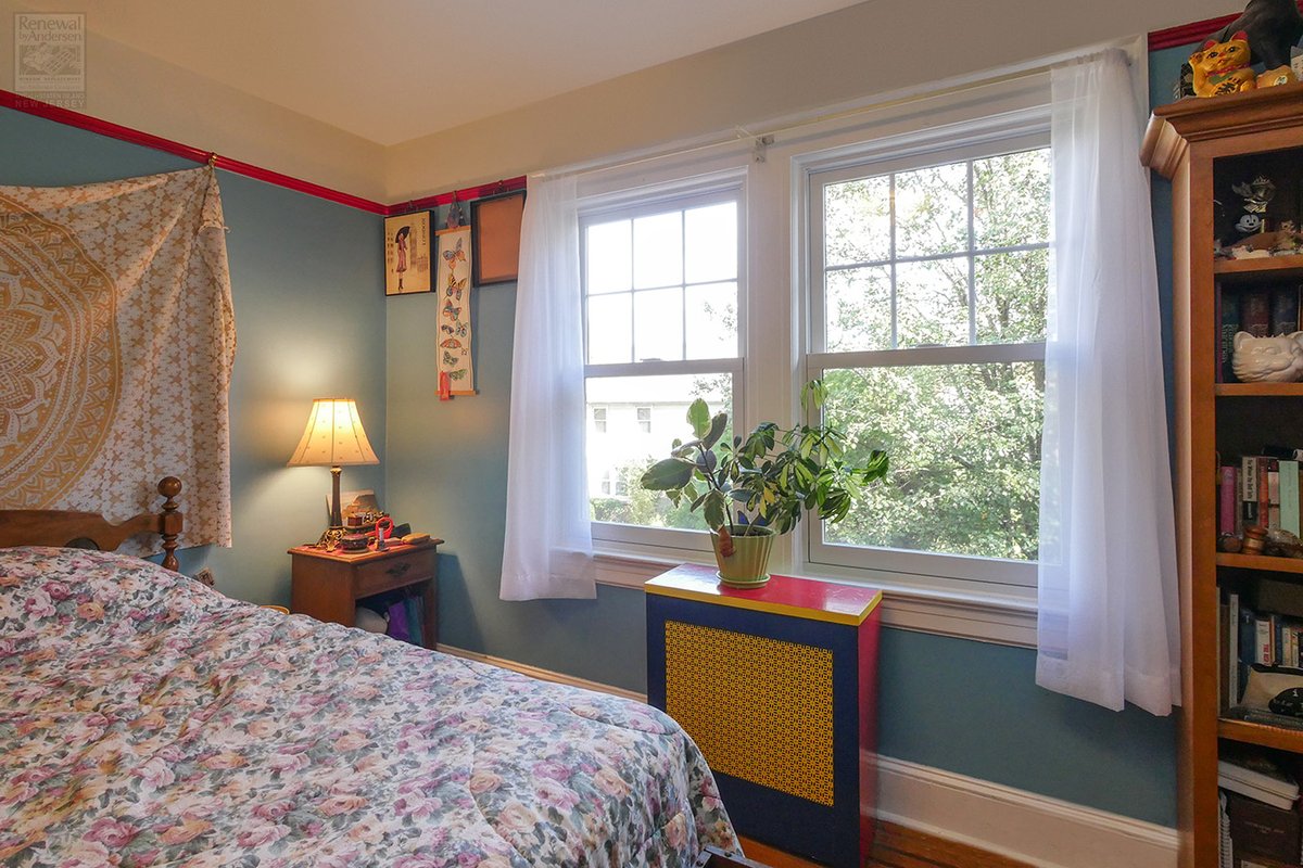 RBANewJersey's tweet photo. Fun and funky #bedroom where we installed these two new #doublehung #windows 

#bedroomwindows #doublehungwindows #windowcombination #newwindows #windowcompany #newjersey #renewalbyandersen #andersenwindows #homewindows #homeimprovement #renovation #windowrenovation #jerseycity https://t.co/TM4Gp5EMXA