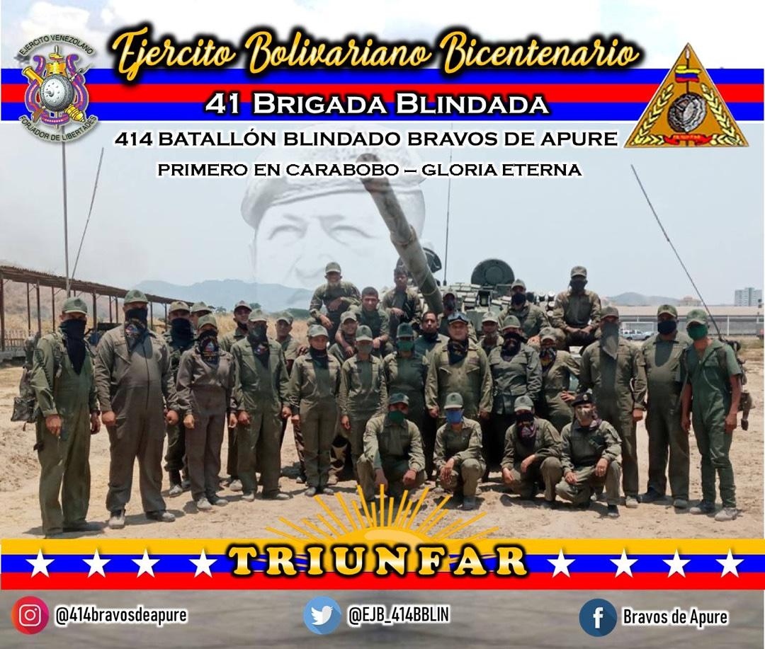 @DHernandezL2020 @vladimirpadrino @somos_ejercito @411Batallon @5103Cabatt @31brinfmecz @ejb_caveav @32BRIGCARIBES @hljohan @GB_BelzaresR Nosotros venceremos mi Comandante General Tanquista, lealtad y más lealtad Independencia o Nada. Triunfar.