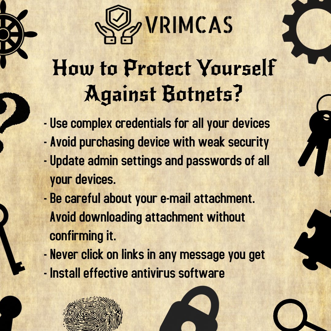 vrimcas's tweet photo. 𝗕𝗼𝘁𝗻𝗲𝘁: It is a collection of internet-connected devices infected by malware that allow hackers to control them.

#bot 
#botmaster
#botnet
#phishing
#bruteforce
#DDoS
#hacking
#hackers
#cybersecurity
#digitalforensics
#informationsecurity
#informationtechnology
#vrimcas https://t.co/2VGPjdvj24