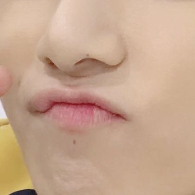 jungkook's under the lip mole; a thread