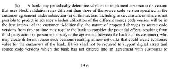 6/ ...if they wanted to (many customer agreements in use in industry today arguably wld permit this bc so vague).  #Wyoming fork/airdrop rules take a property rights approach that's FAIR to customers w/o imposing undue burden on exchanges/custodians (p.19-6).  @nic__carter has...